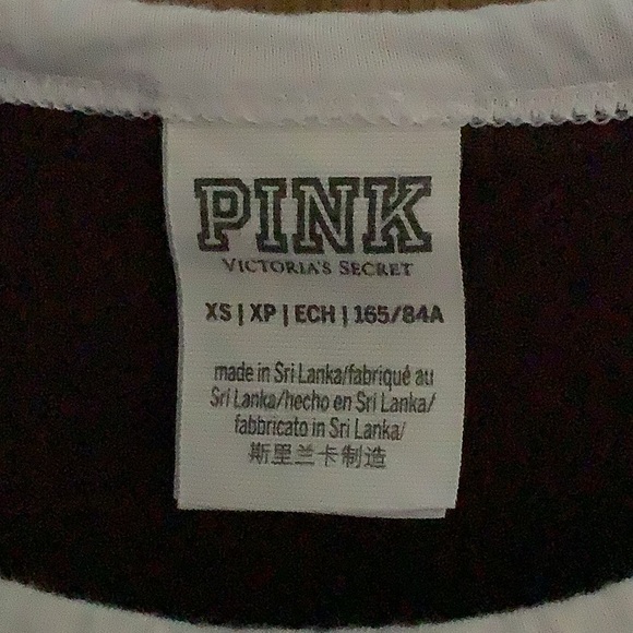 PINK Long Sleeve T Shirt with PINK Nation on both sleeves - Picture 3 of 4